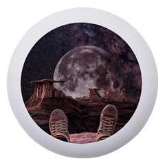 In The Cosmos Moon Sci-fi Space Sky Dento Box With Mirror by Cendanart