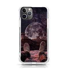 In The Cosmos Moon Sci-fi Space Sky Iphone 11 Pro 5 8 Inch Tpu Uv Print Case by Cendanart