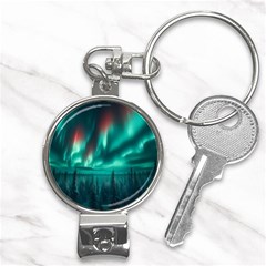 Aurora Borealis Snow Nail Clippers Key Chain by Ndabl3x