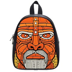 Face Skull Head Art School Bag (small) by Ndabl3x