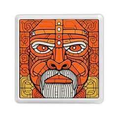 Face Skull Head Art Memory Card Reader (square) by Ndabl3x