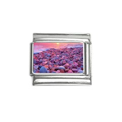 Sea Beach Water Sunset Ocean Italian Charm (9mm) by Ndabl3x