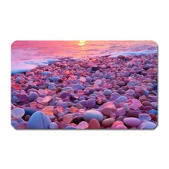 Sea Beach Water Sunset Ocean Magnet (rectangular) by Ndabl3x