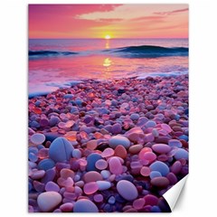 Sea Beach Water Sunset Ocean Canvas 12  X 16  by Ndabl3x