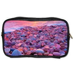 Sea Beach Water Sunset Ocean Toiletries Bag (one Side) by Ndabl3x