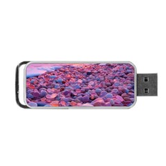 Sea Beach Water Sunset Ocean Portable Usb Flash (two Sides) by Ndabl3x