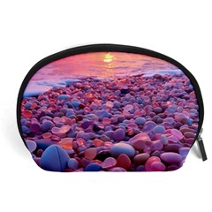 Sea Beach Water Sunset Ocean Accessory Pouch (large) by Ndabl3x