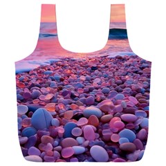 Sea Beach Water Sunset Ocean Full Print Recycle Bag (xxl) by Ndabl3x