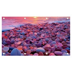 Sea Beach Water Sunset Ocean Banner And Sign 7  X 4  by Ndabl3x