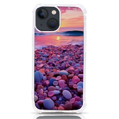 Sea Beach Water Sunset Ocean Iphone 13 Mini Tpu Uv Print Case by Ndabl3x