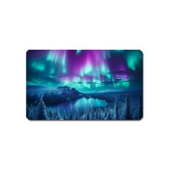 Lake Aurora Borealis Magnet (name Card) by Ndabl3x