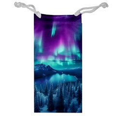 Lake Aurora Borealis Jewelry Bag by Ndabl3x