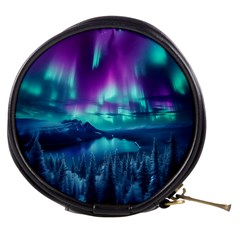 Lake Aurora Borealis Mini Makeup Bag by Ndabl3x