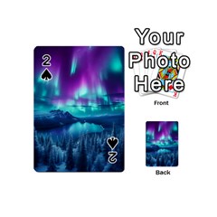 Lake Aurora Borealis Playing Cards 54 Designs (mini) by Ndabl3x