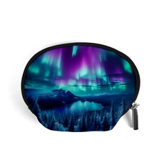 Lake Aurora Borealis Accessory Pouch (small) by Ndabl3x