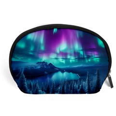 Lake Aurora Borealis Accessory Pouch (large) by Ndabl3x