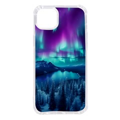 Lake Aurora Borealis Iphone 14 Plus Tpu Uv Print Case by Ndabl3x