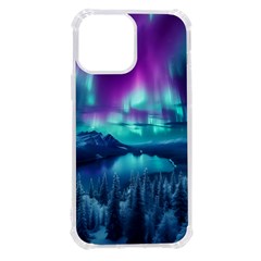 Lake Aurora Borealis Iphone 13 Pro Max Tpu Uv Print Case by Ndabl3x