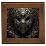 Mask Tribal Framed Tile Front