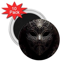 Mask Tribal 2 25  Magnets (10 Pack)  by Ndabl3x