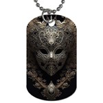 Mask Tribal Dog Tag (One Side) Front