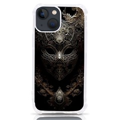 Mask Tribal Iphone 13 Mini Tpu Uv Print Case by Ndabl3x