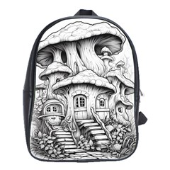 House Tree Fairy School Bag (large) by Ndabl3x