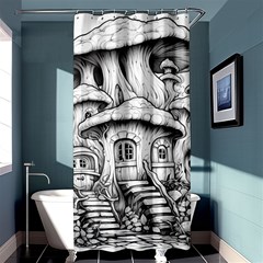 House Tree Fairy Shower Curtain 36  X 72  (stall)  by Ndabl3x