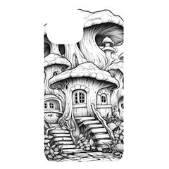 House Tree Fairy Iphone 14 Black Uv Print Case by Ndabl3x