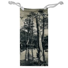 Dry Forest Landscape, Tierra Del Fuego, Argentina Jewelry Bag by dflcprintsclothing