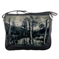 Dry Forest Landscape, Tierra Del Fuego, Argentina Messenger Bag by dflcprintsclothing