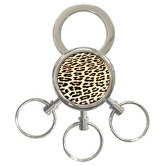 Leopard Print 3-ring Key Chain by TShirt44