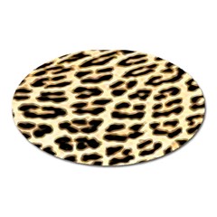 Leopard Print Oval Magnet