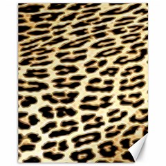 Leopard Print Canvas 11  X 14  by TShirt44