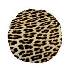 Leopard Print Standard 15  Premium Round Cushions