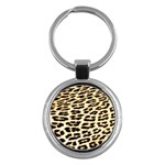 Leopard Print Key Chain (Round) Front