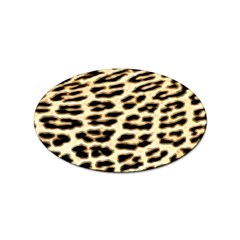 Leopard Print Sticker (oval) by TShirt44