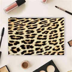 Leopard Print Cosmetic Bag (large) by TShirt44