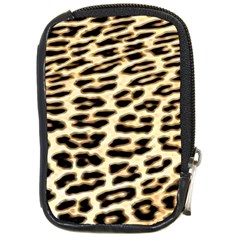 Leopard Print Compact Camera Leather Case by TShirt44