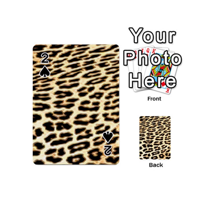 Leopard Print Playing Cards 54 Designs (Mini)