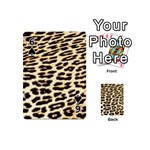 Leopard Print Playing Cards 54 Designs (Mini) Front - Spade6