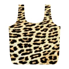 Leopard Print Full Print Recycle Bag (l) by TShirt44