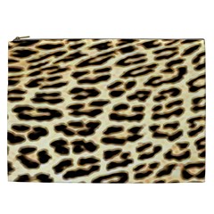 Leopard Print Cosmetic Bag (xxl) by TShirt44