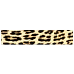 Leopard Print Small Premium Plush Fleece Scarf by TShirt44