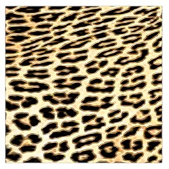 Leopard Print Square Satin Scarf (36  X 36 ) by TShirt44