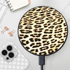 Leopard Print Wireless Fast Charger(black) by TShirt44