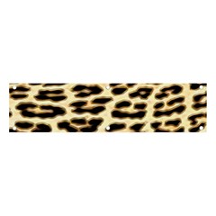 Leopard Print Banner And Sign 4  X 1  by TShirt44