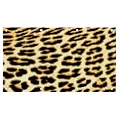 Leopard Print Banner And Sign 7  X 4  by TShirt44