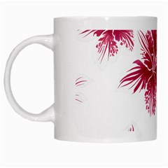 Hawaiian Flowers White Mug by essentialimage