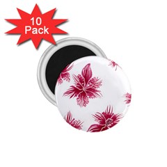 Hawaiian Flowers 1 75  Magnets (10 Pack)  by essentialimage